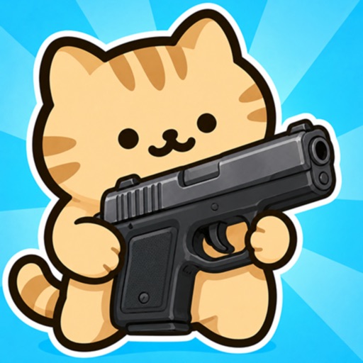 Idle Cat Gunner: Shooter RPG