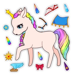 Chibi Unicorn Enjoy