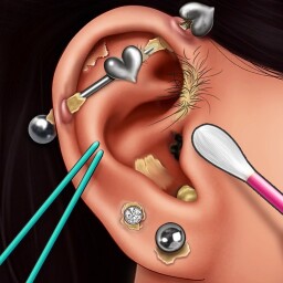 Ear Piercing & Tattoo Games Enjoy