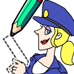 Draw Happy Police Enjoy